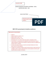 Modelo de Trabalho Academico