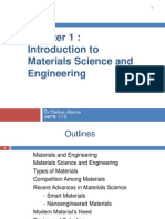 Introduction To Materials Science and Engineering: DR Halina Misran METB 113