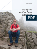Eugene Kaspersky's Top 100 Must-See Places in the World