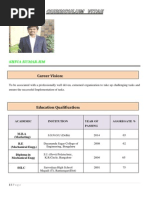 Curriculum Vitae: Career Vision