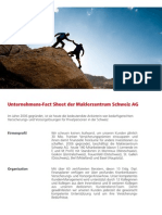 Unternehmensfactsheet Мaklerzentrum Schweiz AG