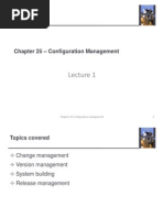 1 Chapter 25 Configuration Management