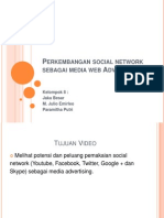 Perkembangan Social Network Sebagai Media Web Advertising