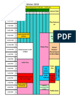 aquatic Schedule/winter 2010 Wednesday PDF