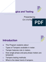 Energy Meters Tamper Detials