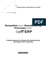 Streamline Your Manufacturing Processes With Openerp