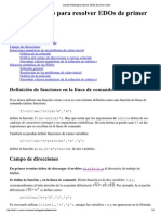 Usando Matlab para Resolver EDOs de Primer Orden