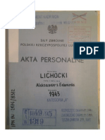 Plk Aleksander Lichocki Teczka WSW