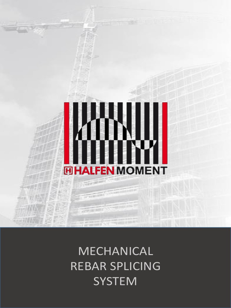 Mechanical Rebar Splicing Solutions | PDF | Welding | Construction