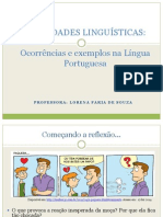 Variedades Linguísticas - Aula IFMG Bambuí