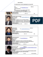 Group Profile For MBA Project