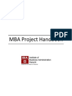 MBA Project Handbook - Final
