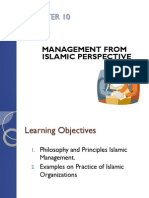 Chap. 10 - Management From Islamic Perspective