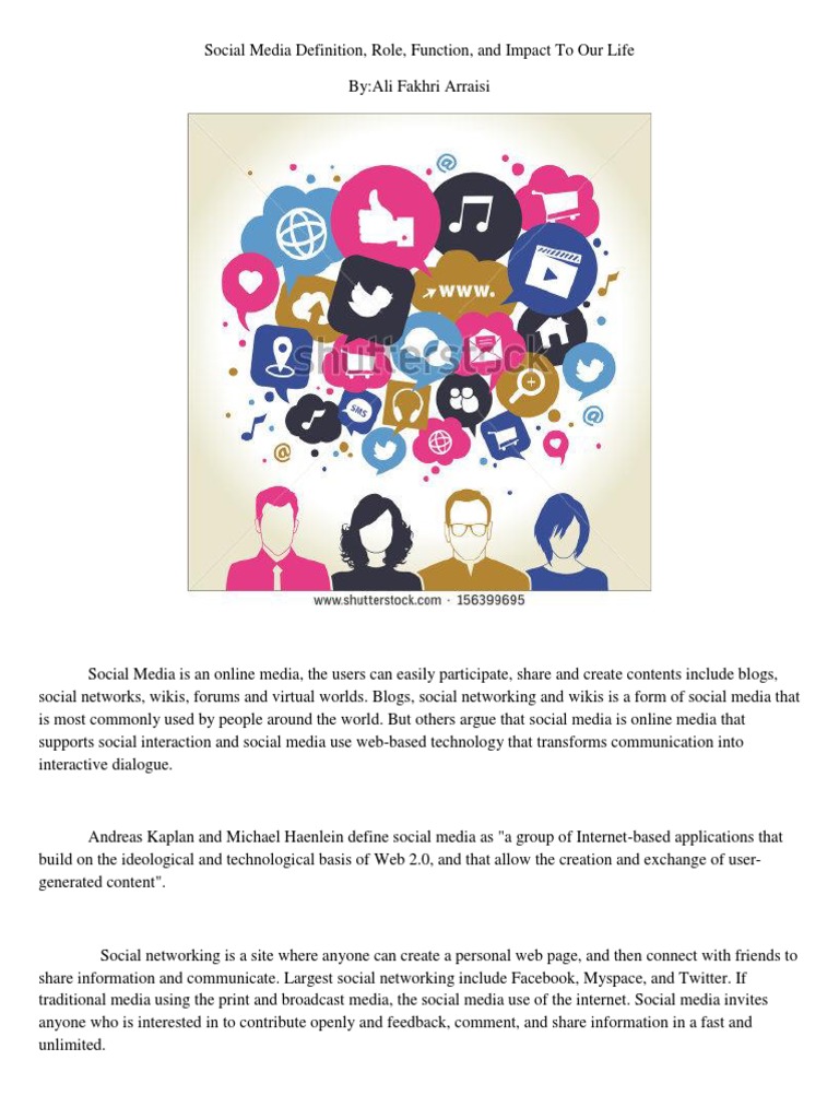Social Media Role,Function,And Impact Digital & Social Media Social