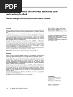 Resistência à Flexão de Cimentos Resinosos Com