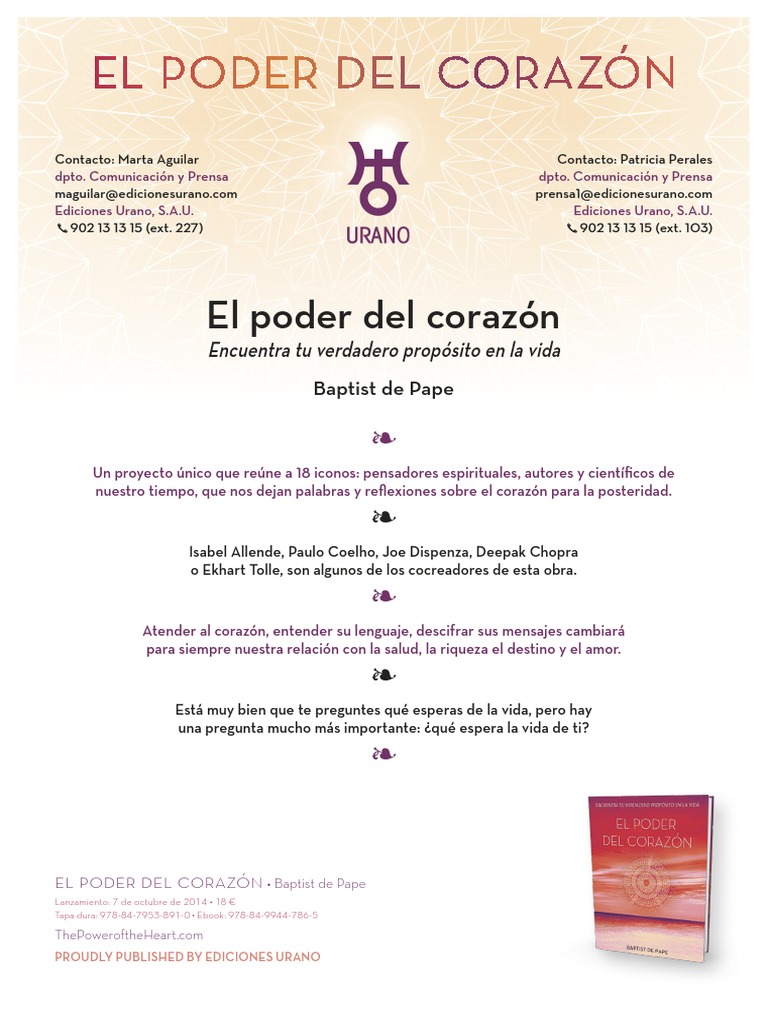 Dp El Poder Del Corazon Pdf Pdf Maya Angelou Amor