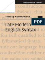 Marianne Hundt - Late Modern English Syntax (2014) (A)