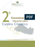 2a Comunicacion Sobre Cambio Climatico El Salvador