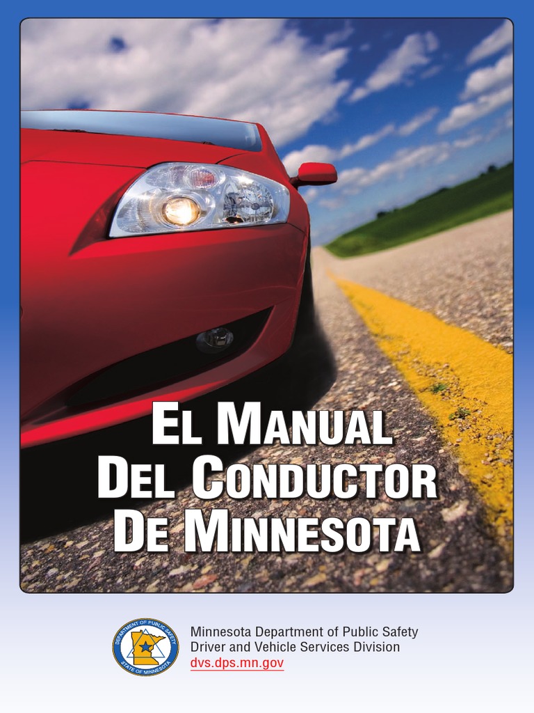 Spanish Minnesota Driver's Manual PDF Licencia de conducir Prueba