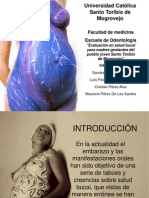 Gestantes-modelos de programa de salud oral