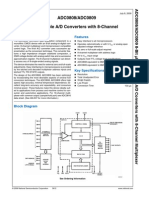 ADC0808/ADC0809 8-Bit μP Compatible a/D Converters With