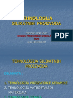 Tehnologija Silikatnih Proizvoda