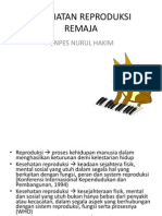 Kesehatan Reproduksi Remaja