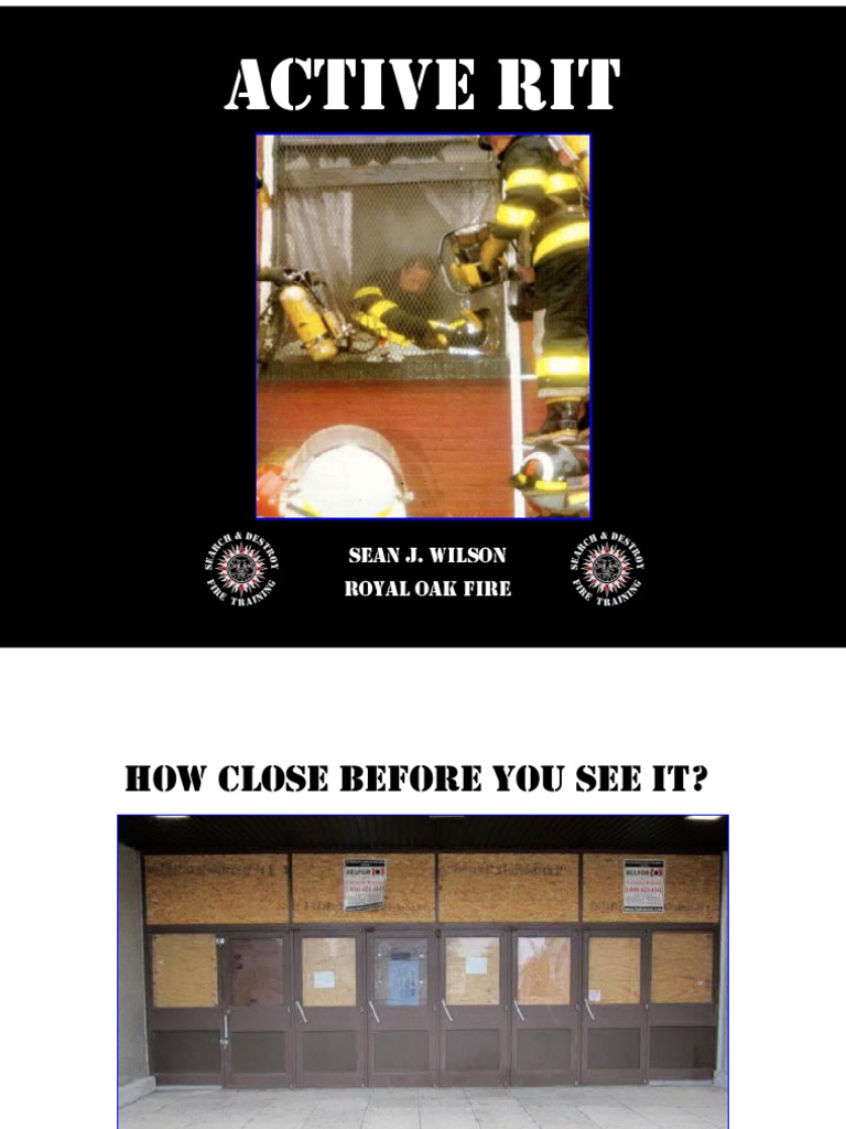 Active RIT Theory for Firefighters | PDF | Firefighter
