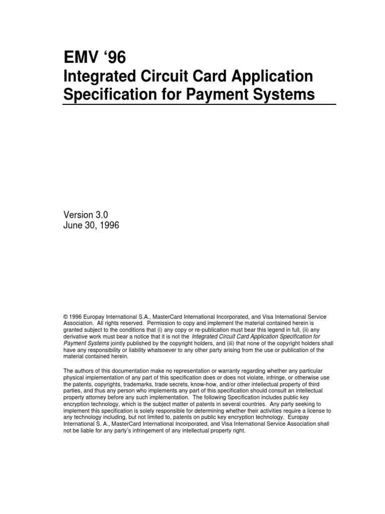 Emv Integrated Circuit Card Application | PDF | Smart Card | Emv