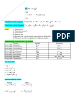 Formulas Finanzas