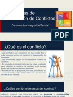 Estrategias Resolución Conflictos Escolares