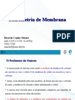 Osmometria de Membrana: Determinação de Massa Molar