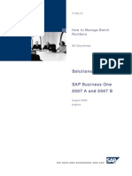 How To Manage BN SAP B1