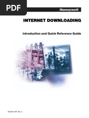 Honeywell Internet Downloading Rev A | PDF | Digital Subscriber Line |  Internet Access