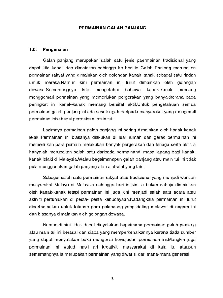 Galah Panjang 2 Pdf
