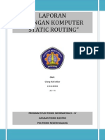 Laporan Static Routing