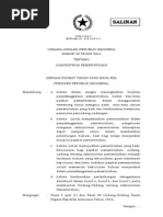 Download Uu Nomor 30 Tahun 2014 Ttg Administrasi Pemerintahan by adhipwicaksono SN250818935 doc pdf