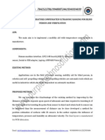 Application of Temperature Compensated Ultrasonic Ranging for Blind Person and Verification