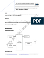 Development on Gas Leak Detection and Location System Based on Wireless Sensor Networks