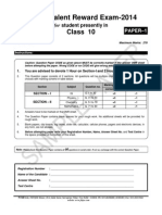 Ftre 2014 Sample Paper Class 10 Paper 1