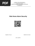 Web Home Alarm Security - Smart House