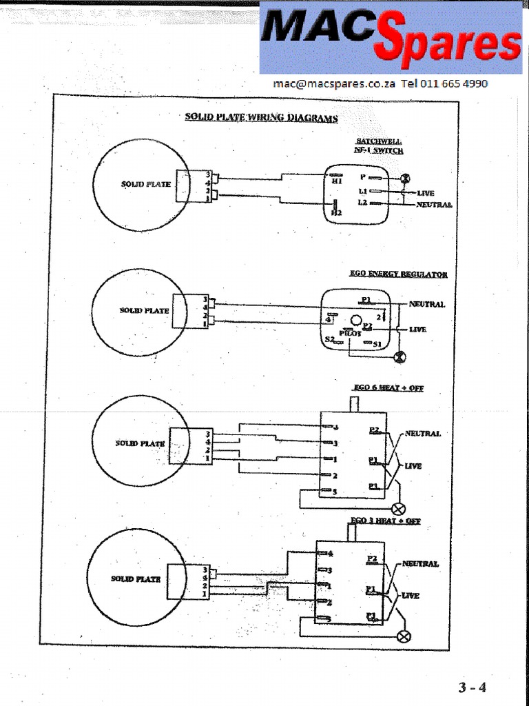 Stove Wiring Diagram - Complete Wiring Schemas