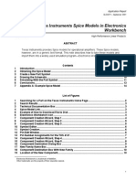 Using TI Spice Model in Electronics Workbench