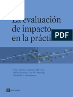 La Evaluación de Impacto en La Práctica