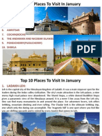 Top 10 Places To Visit in January