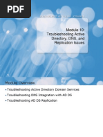 10 Troubleshooting Active Directory Dns and Replication Issues