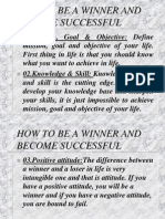 Ppt3 How To Be A Winner