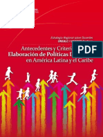 Antecedentes y Elaboración de Políticas Docentes