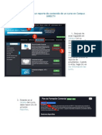 Cómo Descargar Un Reporte de Contenido de Un Curso en Campus DIRECTV