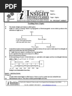  RAY OPTICSTeaching Notes(30!09!09)